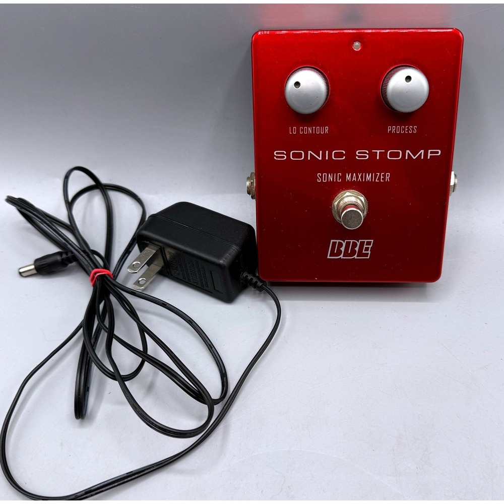 BBE Sonic Stomp Sonic Maximizer SS-92 Red Guitar Pedal For Parts Repair